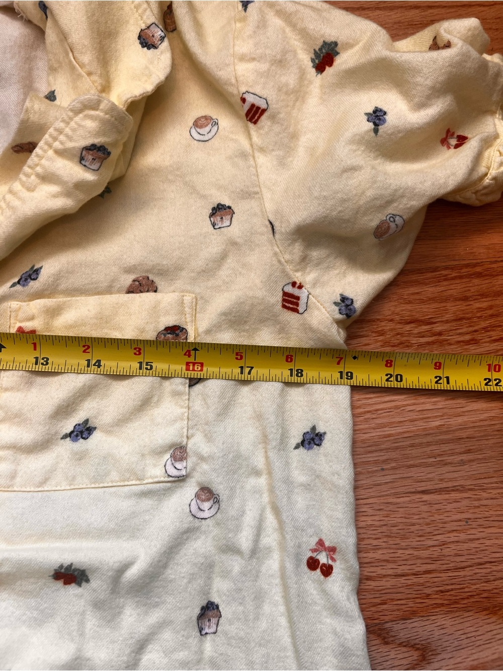 American Eagle Outfitters Yellow Floral Ruffle Short Pajama Set - Picture 5 of 5